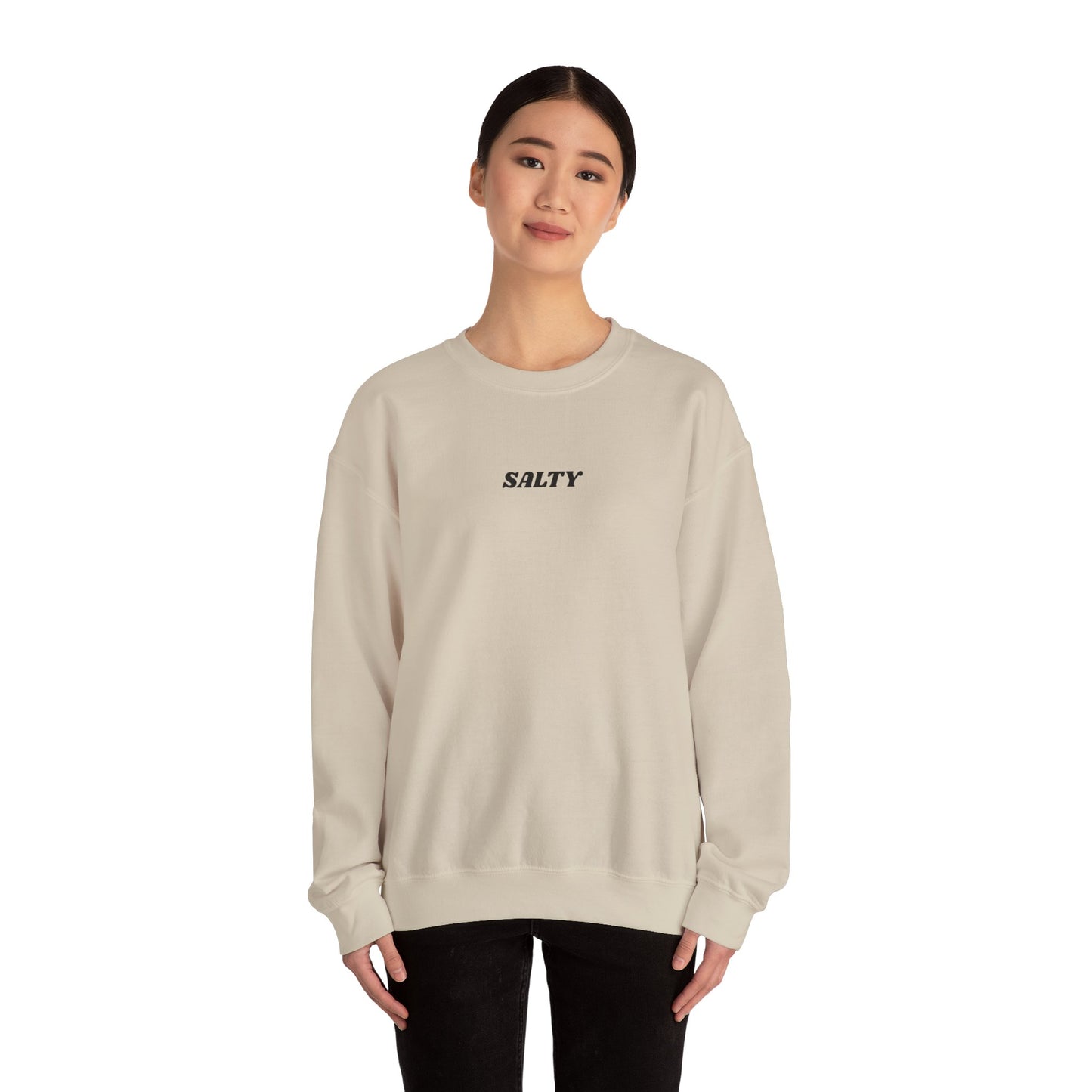 SALTY sweatshirt | 'You are the salt of the earth' Matthew 5:13 back