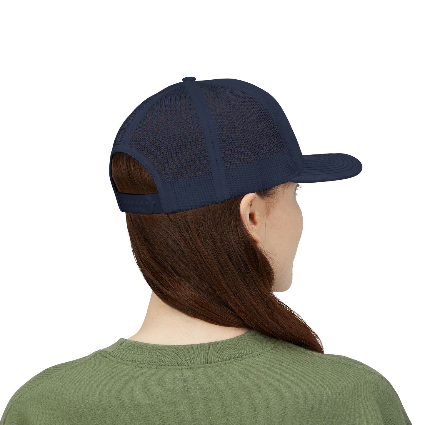 Salty Mama Trucker Hat — Sparkle Gold Text Snapback Cap
